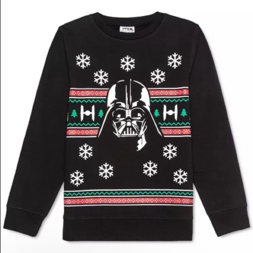 Darth Vader Holiday Sweatshirt Boys Sz. XL